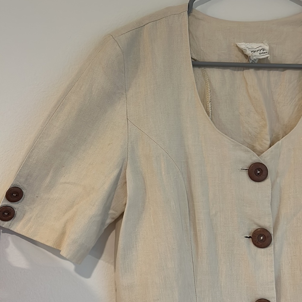 Vintage Button up Dress - Picture 2 of 4